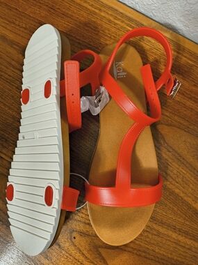 Kali Red Strappy Women's Sandals